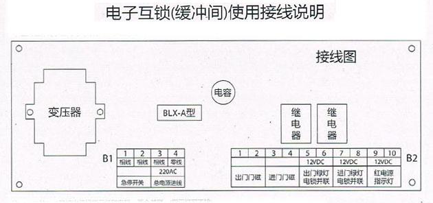 電子互鎖裝置(緩沖間)使用接線(xiàn)說(shuō)明